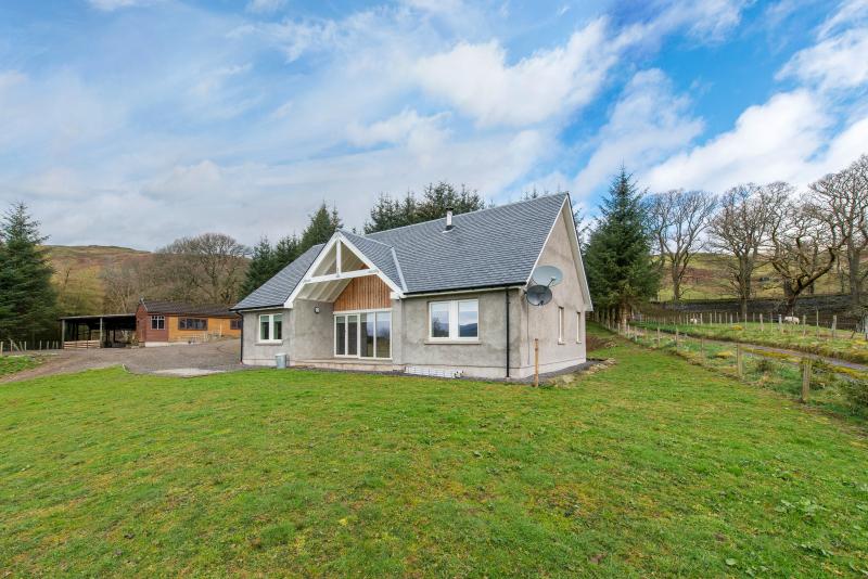 The modern farmhouse is two years old (Photo: Galbraith)