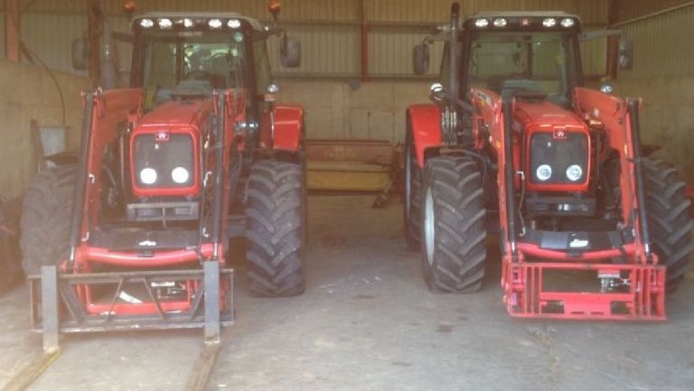 The stolen tractors are together worth £70,000