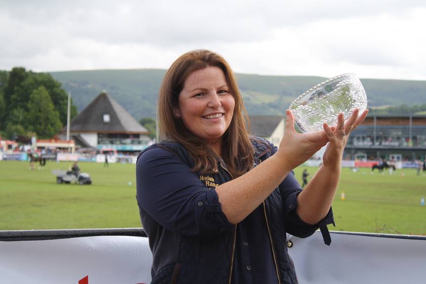 Victoria Shervington-Jones was announced the Wales Woman Farmer of the Year in 2017