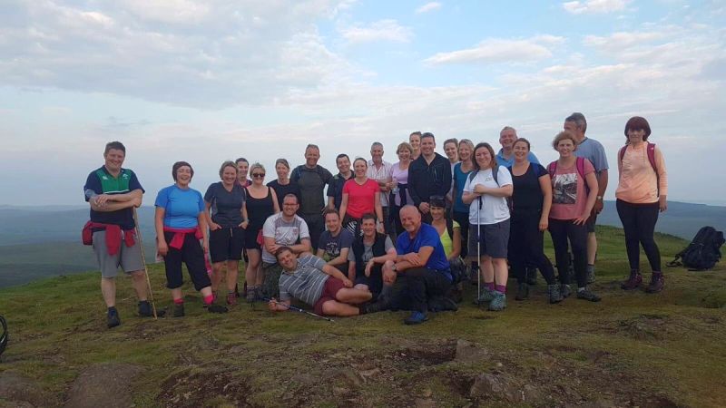 The UFU has swapped wellies for hiking boots to raise money for Air Ambulance NI (Photo: UFU/Twitter)