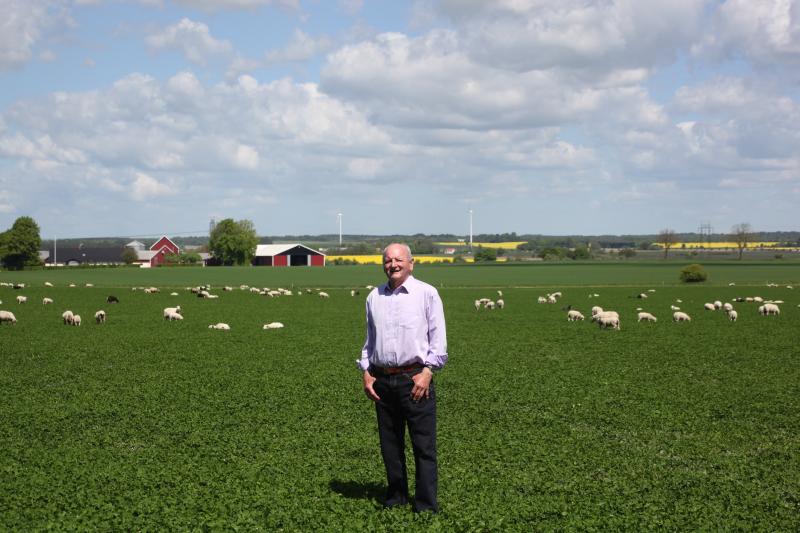 Alwyn Phillips travelled 2000 miles in six days, visiting six farms in Sweden and Denmark