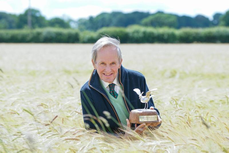 Cumbrian farmer Giles Mounsey-Heysham has won the national award for farming and conservatio
