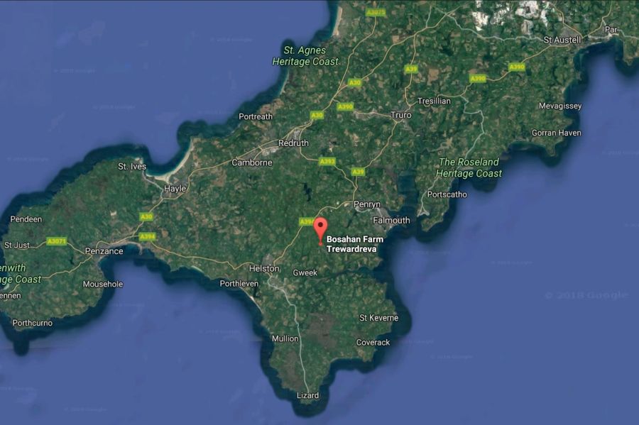 Following the warrant in February, 14 people chose to leave the farm with partnership support (Photo: Google Maps)