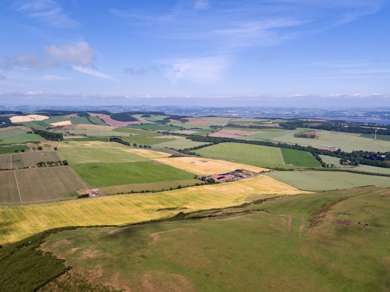 The farm offers an "excellent opportunity" to acquire a genuine mixed holding within a desirable part of Fife