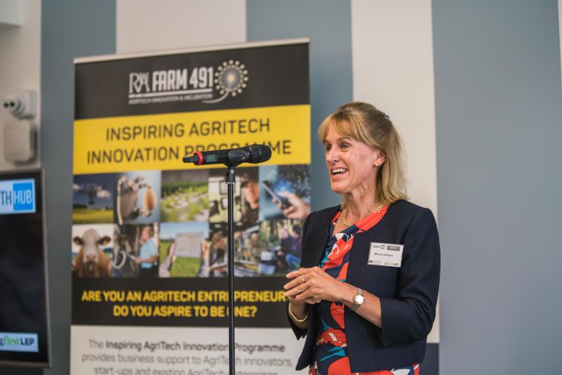 NFU President Minette Batters said it is "refreshing" to be a part of and witness agritech innovation on this scale
