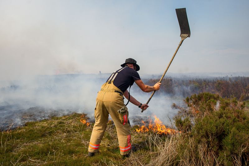 Richard claims he saw the start of the fire on Sunday 24 June