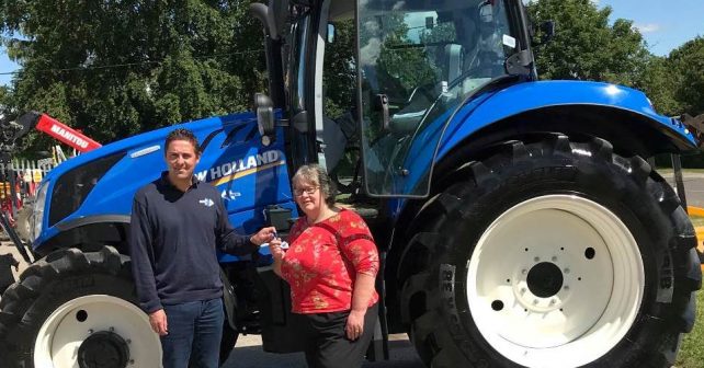 Pauline completed the journey in just 15 days in a T6.175 Dynamic Command tractor (Photo: RABI)