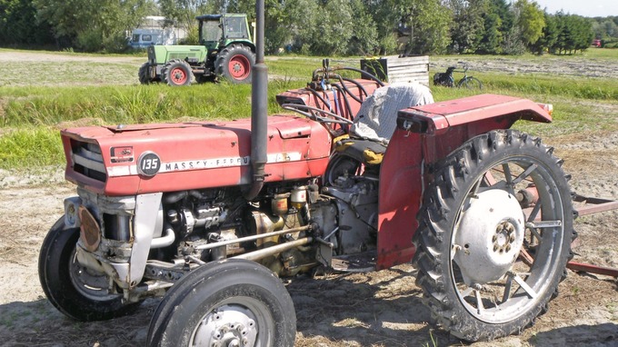 Ten of the tractors are red Massey Fergusons, similar to the model seen above (Photo: Flickr)