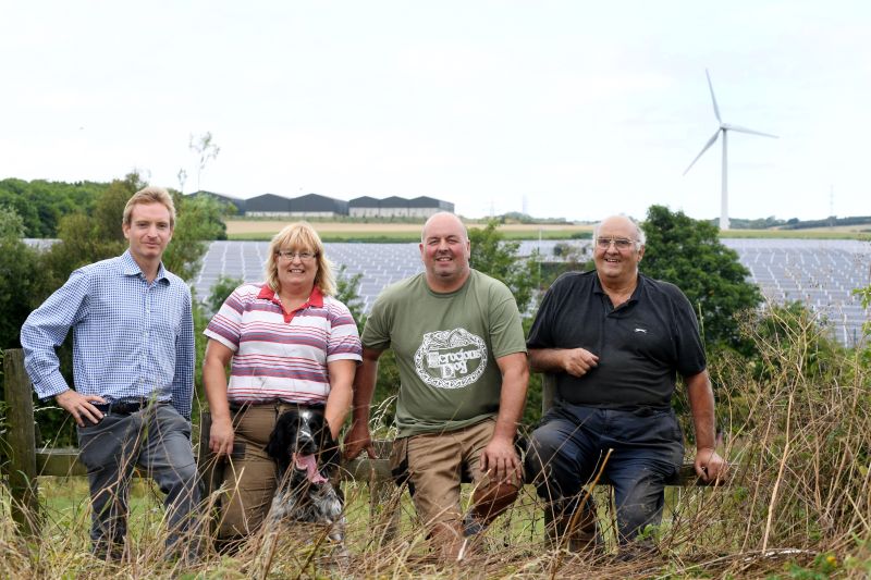 Dave Holling and family said diversifying the farm with renewables has 
