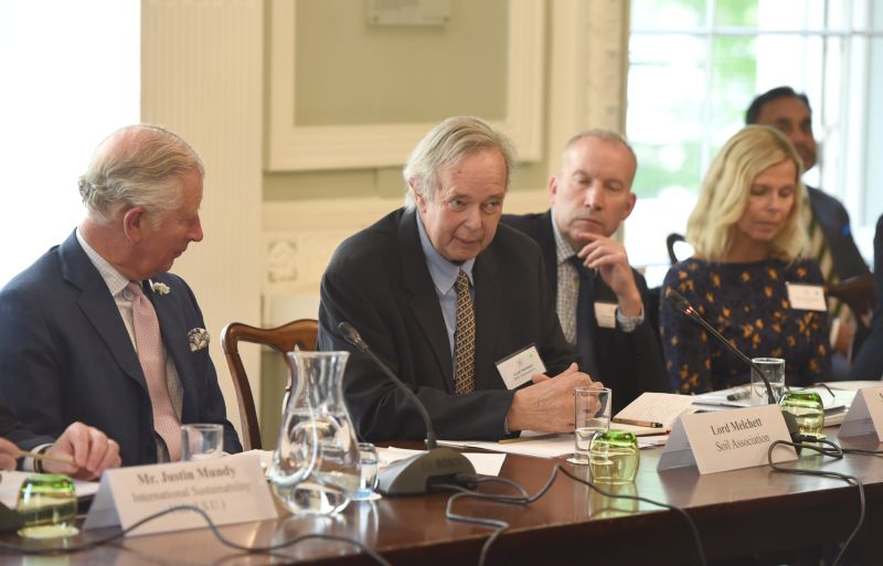 Lord Peter Melchett (middle) held the position of Policy Director at the Soil Association since 2002 up until his death