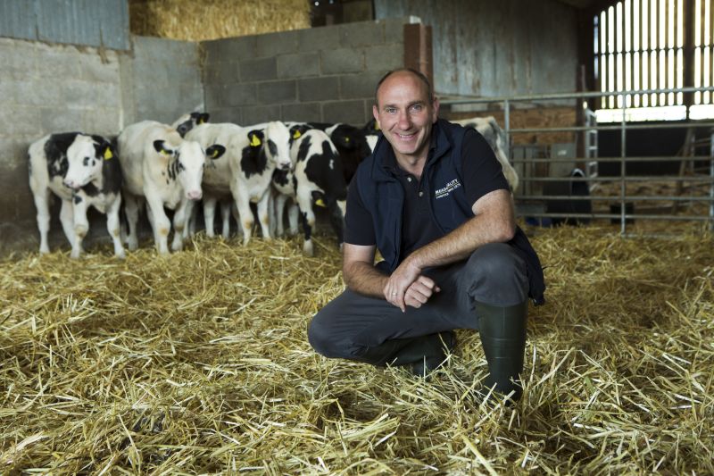 Simon Fryar, Commercial Manager of Meadow Quality Ltd at one of the farms that took part in the study
