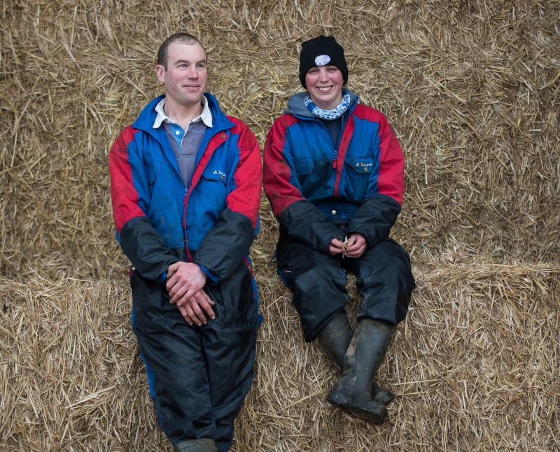 The brother and sister farming duo farm 280 acres near Bromyard in Herefordshire