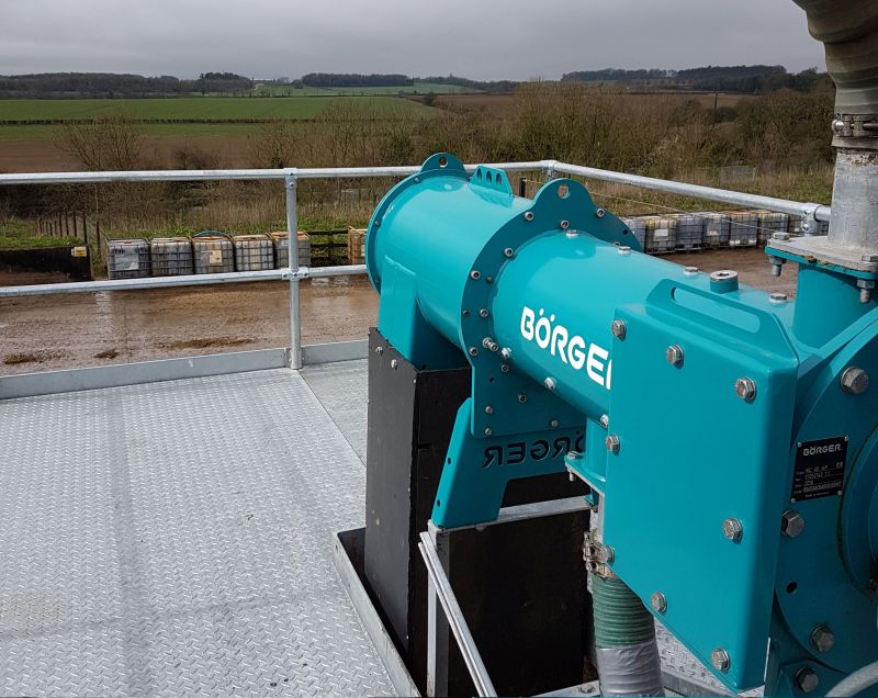 Börger's BioSelect, which successfully separates fibre solids from the digester liquid at Kemble Farms