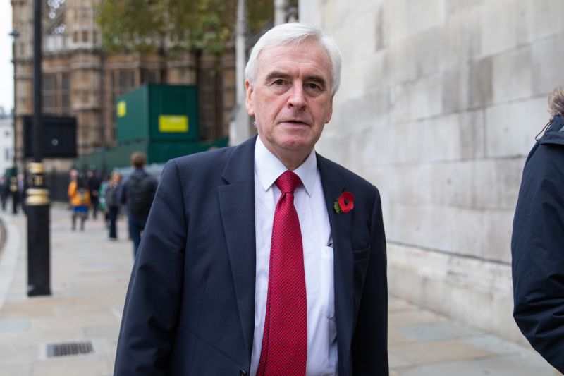 Shadow Chancellor John McDonnell mentioned the phrase "collective ownership of land" during a speech in London this week (Photo: Tom Nicholson/LNP/Shutterstock)
