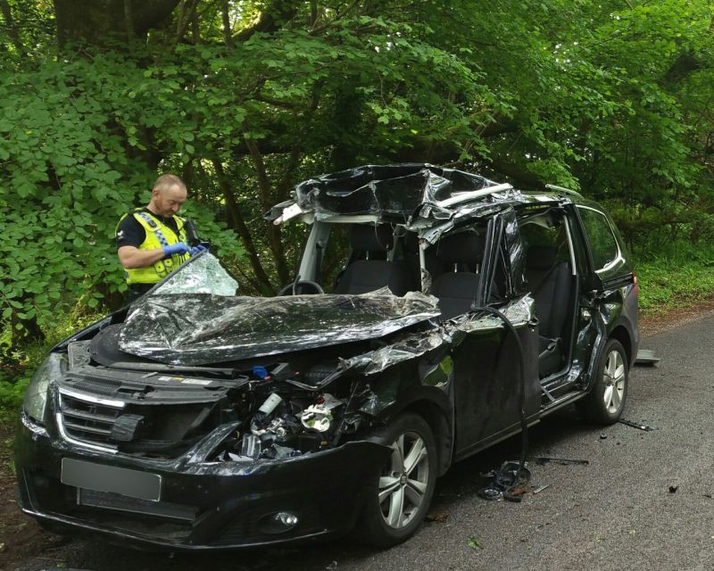 Earlier this year, Dorset police attended a serious collision earlier this year in Wareham, Dorset, where a car collided with a tractor