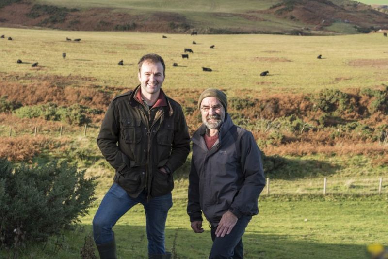 The East Lothian father and son team won the title 'Scotch Beef Farm of the Year'