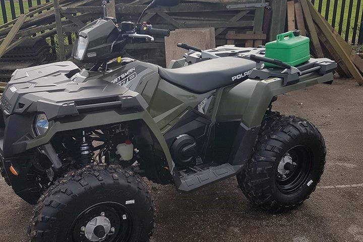 The stolen quad-bike was bought with the 