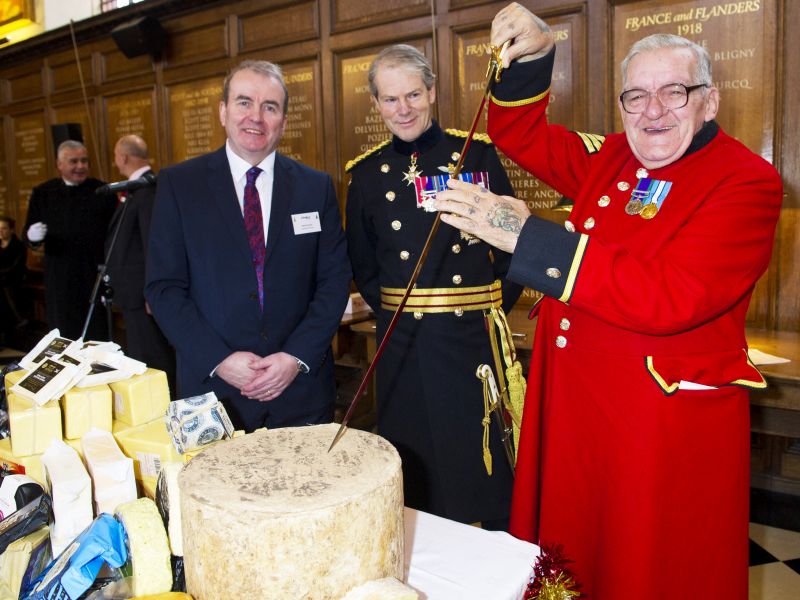 The historic role cheddar rations played in providing important nutrients to soldiers was highlighted