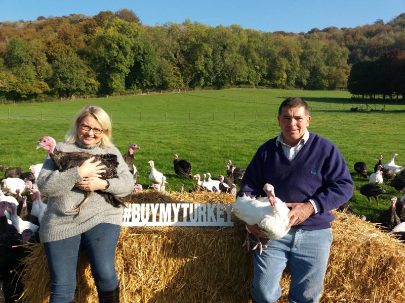 The public, and farmers, are being urged to post pictures of themselves, of their farm and turkeys