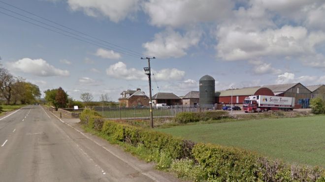 £100,000 worth of alcohol was stole from Nether Southbar Farm in Inchinnan (Photo: Google)
