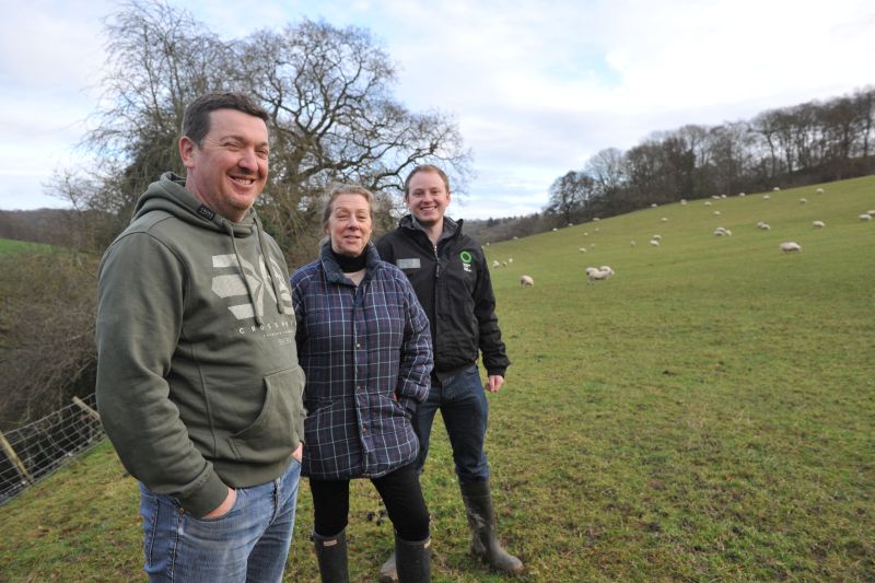 The Haynes family run a flock of 750 Mule ewes at Trefnant Isaf, Powys