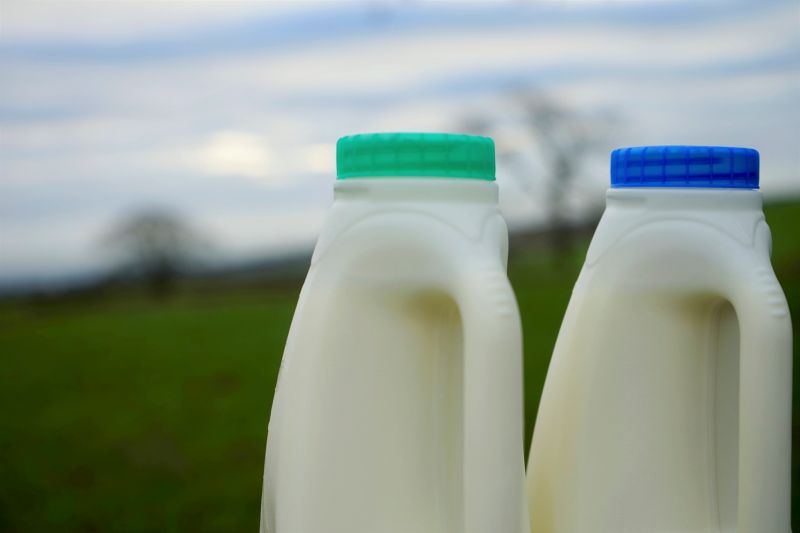 All of Muller’s fresh milk products will include the new lighter cap, which weighs just 1.3g, from February 2019
