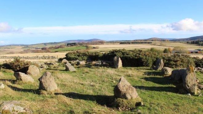 Archaeologists thought this stone circle located on farmland in Aberdeenshire was more than 3,500 years old (Photo: Aberdeenshire Council)