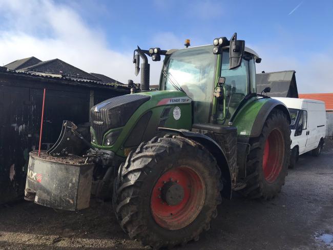 The stolen tractor was recovered in Southampton (Photo: Hants Rural Police)