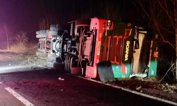 The lorry accident killed 220 sheep (Photo: Nithsdale Police/Twitter)