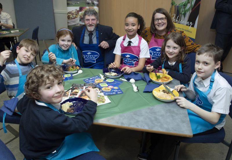 There will now be a roll out of lamb on school menus across all primary schools and secondary schools in Tayside