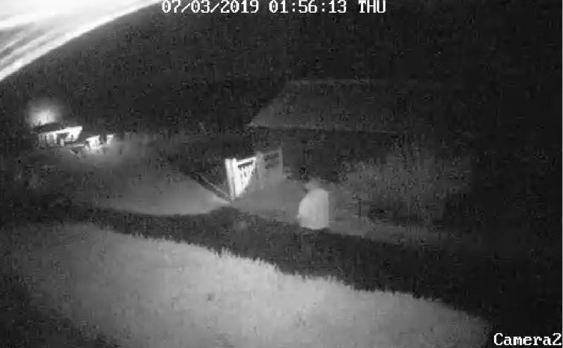 A farming couple uploaded the CCTV footage on Facebook, which has been shared over 11,000 times (Photo: Johnson's Farm)