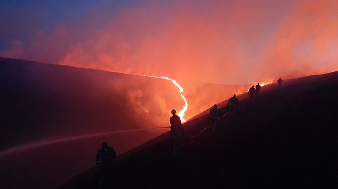 An online fundraiser has begun in an effort to restore the habitat (Photo: West Yorkshire Fire and Rescue Service)