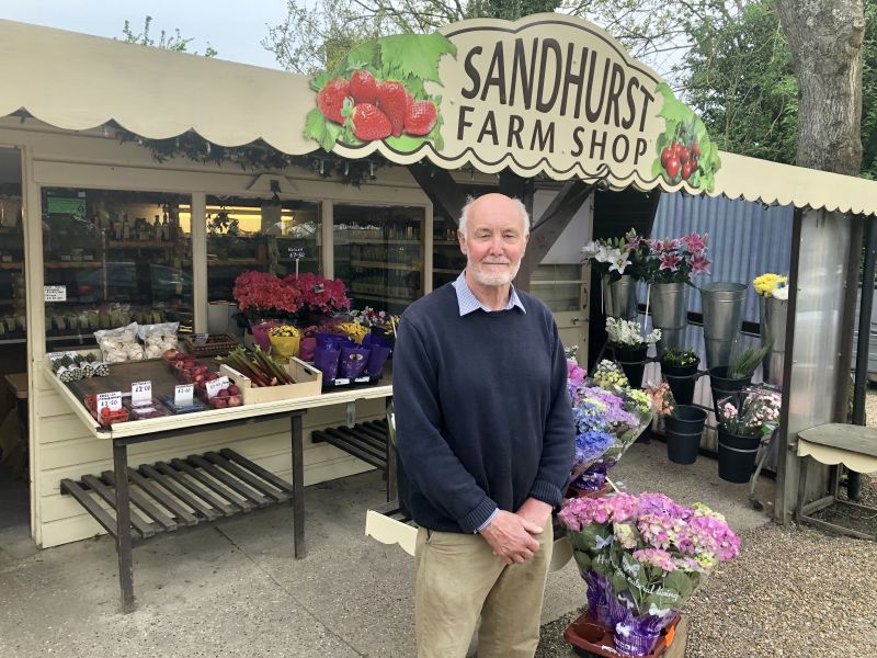 Ashley Goodhew has run the farm shop business for 38 years