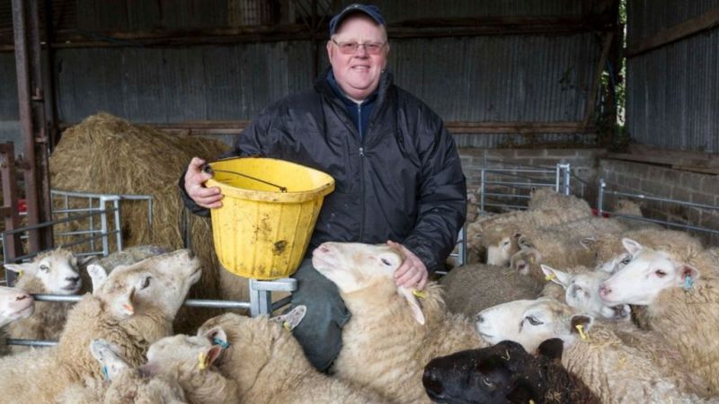 Dairy farmer Eurig Evans is currently training to become a counsellor (Photo: Mentar A Busnes)