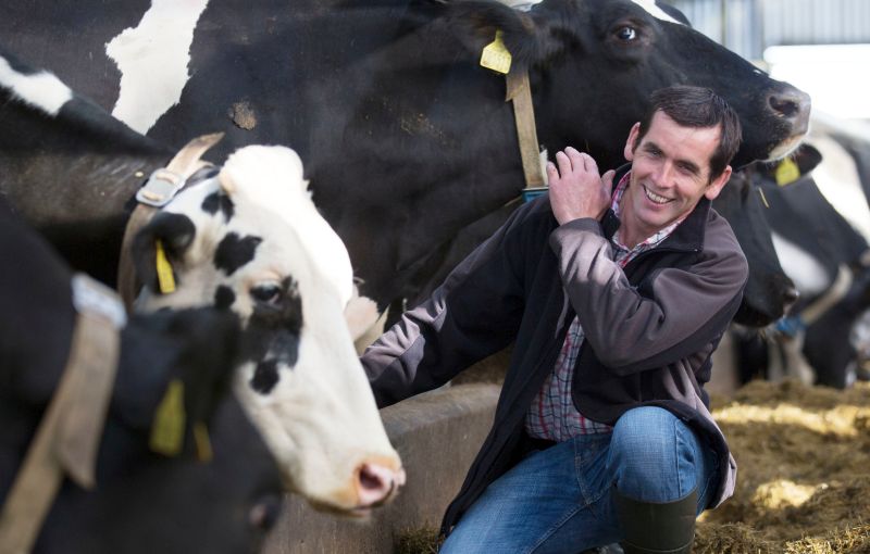 Dairy farmer Willie Baillie now focuses on improving the yield of fat and protein in the milk he produces