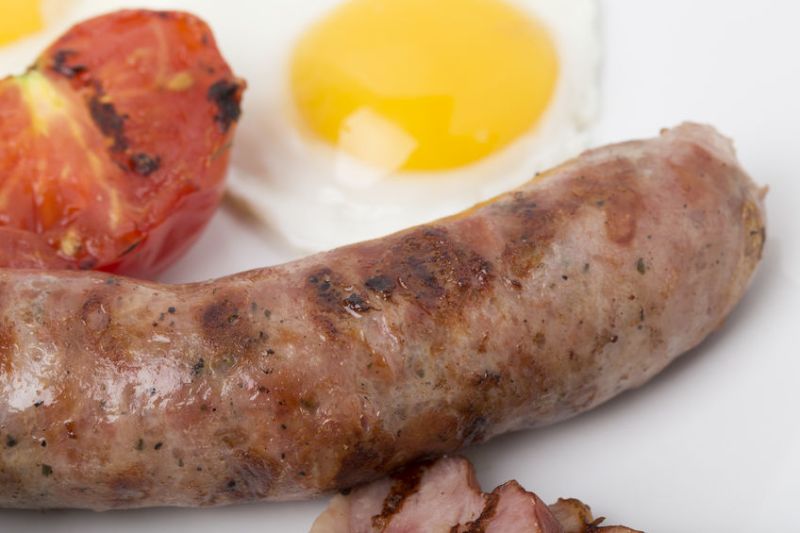 The plant-based medical group said bacon and sausages causes 'harm and shortens lives'