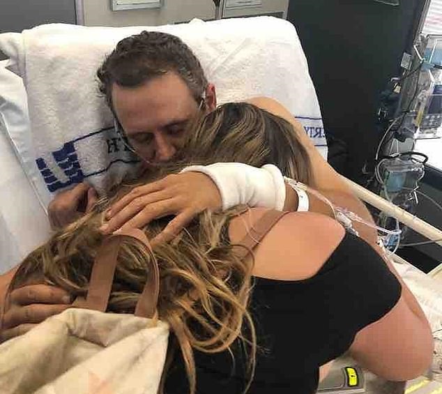 The Queensland farmer remains in intensive care (Photo: GoFundMe)