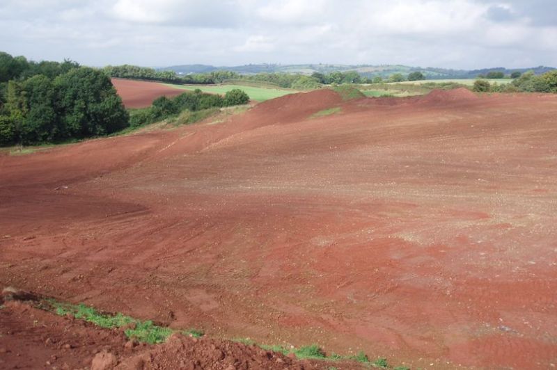 Stephen Dibble 'changed the appearance of the landscape' by filling a valley with 23,500 tonnes of soil