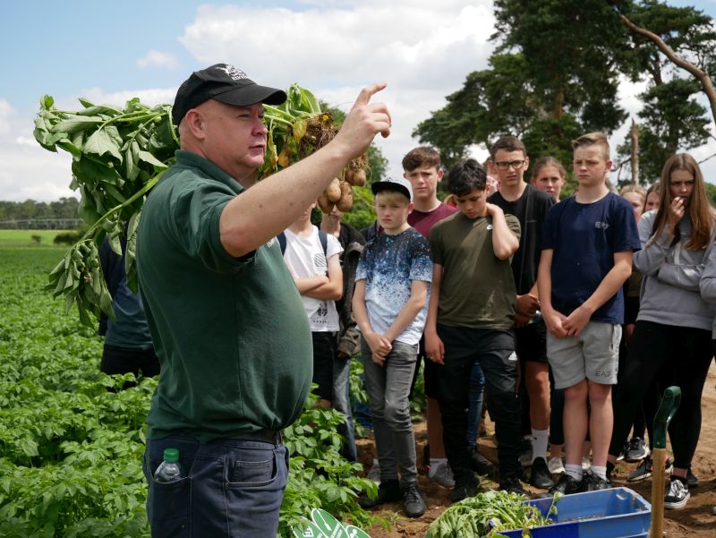 Farmers in the region came together to provide students with an engaging insight into farming