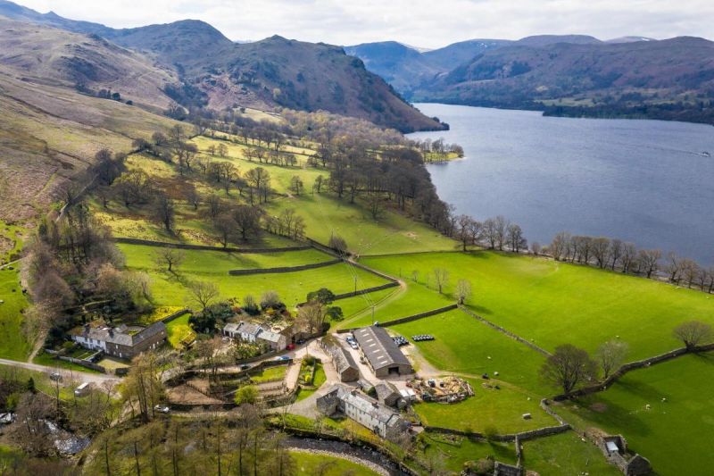 The farm includes Lowther Barn, a tea room and two en-suite letting rooms (Photo: Savills)