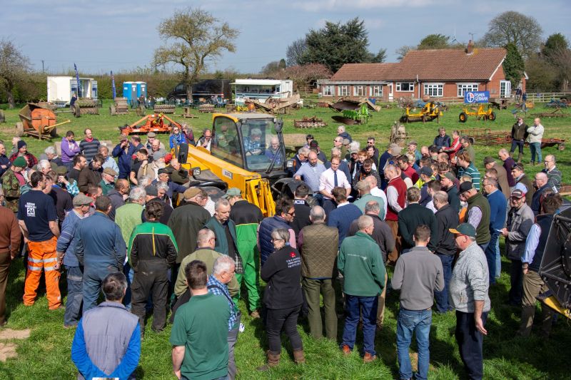 On-site machinery auctions remain an effective way of disposing of farm machinery