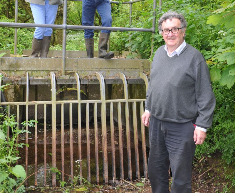 Roy Bevan, who milks 500 cows at East Pool Farm, now only spreads slurry and muck on his land outside the water catchment