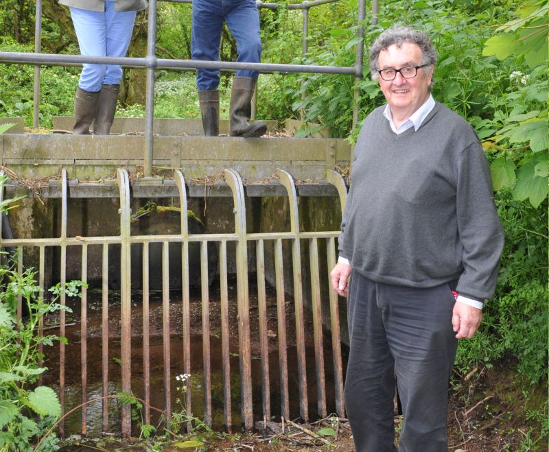 Roy Bevan, who milks 500 cows at East Pool Farm, now only spreads slurry and muck on his land outside the water catchment