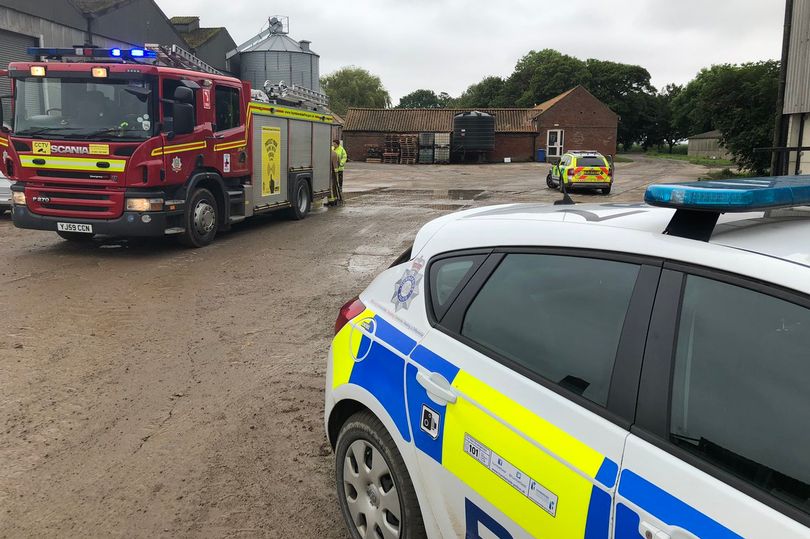 The 21-year-old was trapped under a large volume of soil after a 3m trench collapsed (Photo: PCSO Darren Bainton)