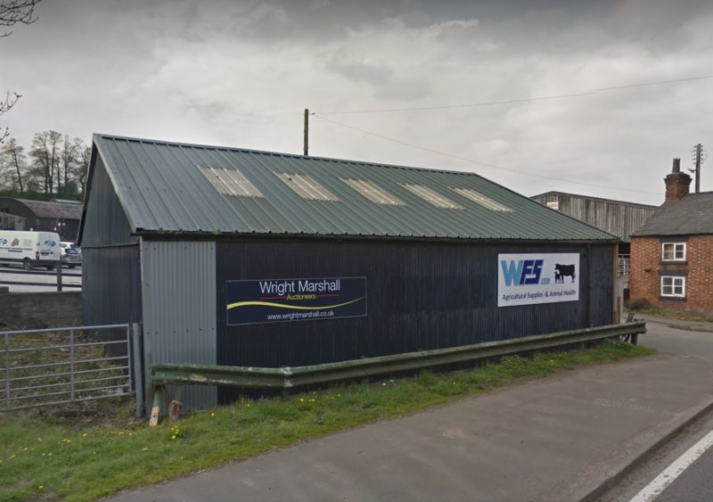 The company's rural auction mart in Cheshire has ceased trading with immediate effect and all 37 employees involved in that business have been made redundant (Photo: Google Maps)