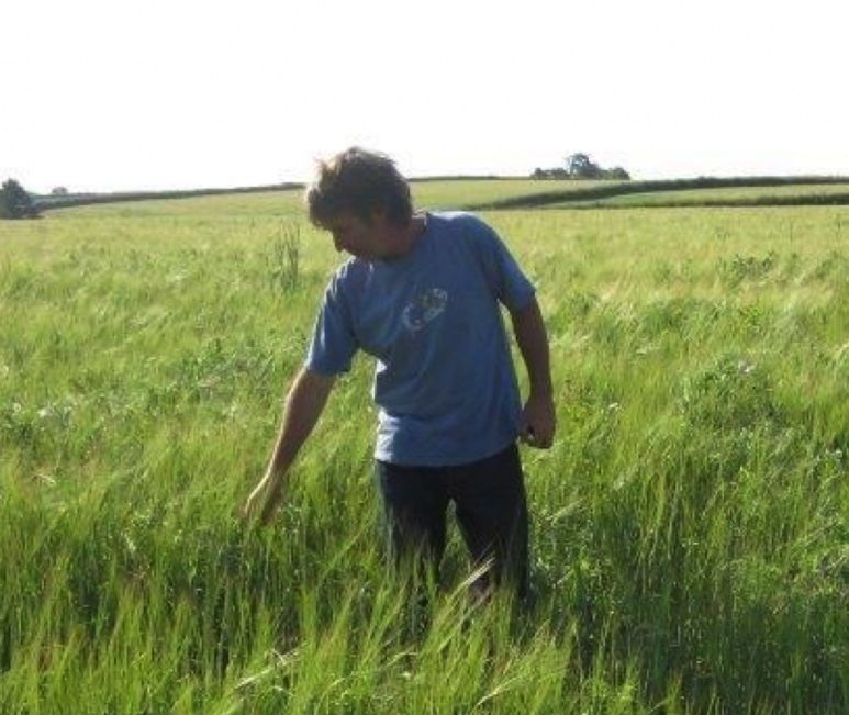 Jo and Tim Budden's produce was praised as 'second to none' at the award ceremony (Photo: Sustainable Food Trust)