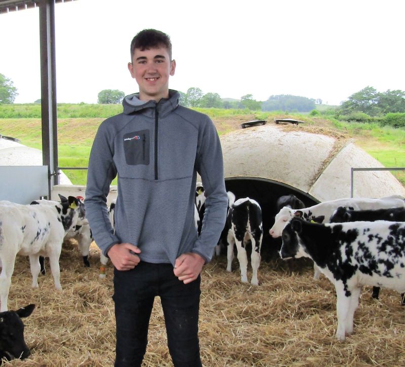 Owen Rhys Jones, 17, said there are 'many opportunities' that farming can bring to young people