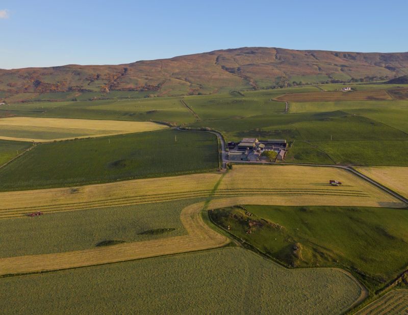 The land is well suited to grass and has historically grown cereals