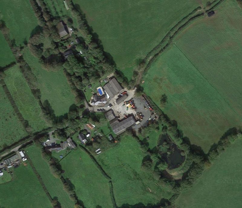 The man died on Killatree Farm, in North Devon (Photo: Google Maps)