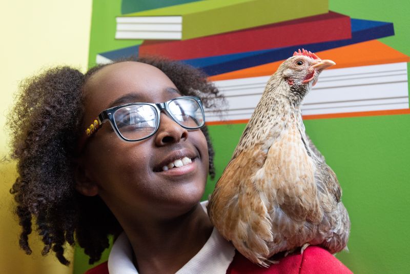 Children at an urban primary school in the centre of London delved into life as a farmer